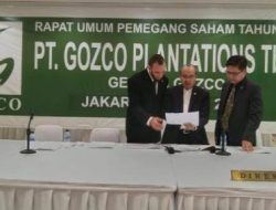 PT Gozco Plantations Tbk Telah Menyelenggarakan RUPST dan Public Expose Tahun 2024