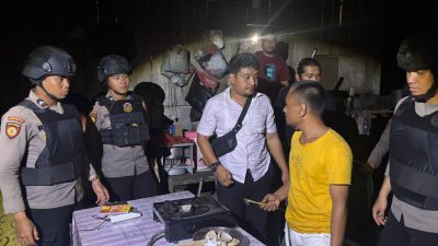 Sat Reskrim bersama Tim RAGA Polres Kuantan Singingi Ungkap Kasus Tambang Tanpa Izin dan Penadah Emas Ilegal