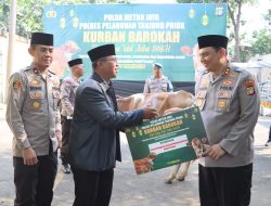 Kapolres Pelabuhan Tanjung Priok, Serahkan Hewan Kurban