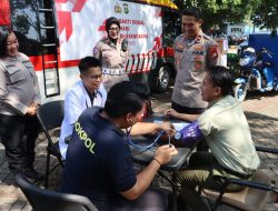 Polres Pelabuhan Tanjung Priok Gelar Bakti Sosial dan Bakti Kesehatan Sambut Hari Bhayangkara ke-79