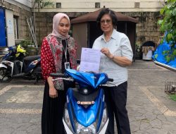 Nasabah BRI KC Puri Niaga Menangkan Hadiah Sepeda Motor dalam Panen Hadiah Simpedes