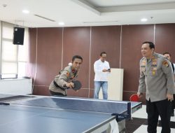 Sinergi dan Semangat Bhayangkara: Polres Pelabuhan Tanjung Priok Gelar Lomba Tenis Meja HUT ke-79