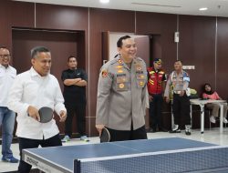 Sinergi dan Semangat Bhayangkara: Polres Pelabuhan Tanjung Priok Gelar Lomba Tenis Meja HUT ke-79