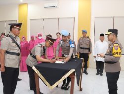 Rotasi Jabatan: Kapolres Batu Pimpin Acara Serah Terima Kapolsek Batu dan Bumiaji