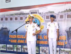 Pengukuhan Jabatan Dandenpom Lanal Simeulue Oleh Komandan Lanal Simeulue