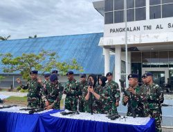 Lanal Sabang Laksanakan Uji Terampil Geladi Tugas Tempur (Glagaspur) Pangkalan Tingkat P1 dan P2