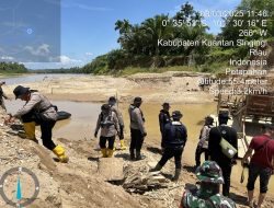 Kapolres Kuansing dan Wakapolda Riau Pimpin Langsung Operasi PETI: 54 Rakit Dimusnahkan, Peringatan Keras untuk Penambang Ilegal