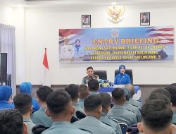 Awali Tugas Dengan Entry Briefing, Komandan Satlinlamil 3 Tekankan Kebersamaan dan Kekeluargaan Dalam Bekerja