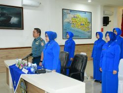 Komandan Lanal Bandung Beserta Ketua Jalasenastri Cabang 9 Korcab III DJA I Ikuti Tatap Muka Pembina Utama Dengan Anggota Jalasenastri Dalam Rangka Hut Ke-79 Jalasenastri