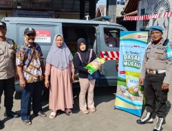 Pasar Murah Polsek Pakisaji Diserbu Warga, 2 Ton Beras SPHP Ludes Terjual