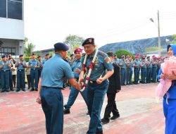 Prajurit dan ASN Kodaeral I Sambut Komandan Baru dan Gelar Syukuran Validasi Organisasi Kodaeral I