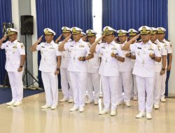 Danlanal Dabo Singkep Hadiri Sertijab Komandan Lanal Ranai