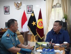 Jalin Silaturahmi dan Perkuat Sinergitas, Danlanal Dumai Laksanakan Kunjungan Ke Kantor Binda Riau