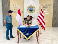 Tindak Lanjut PNBP, Kodaeral I Terima Kunjunyan Kerja Tim Satgas Penatausahaan Pemanfaatan BMN Kemhan