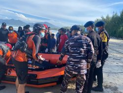 Posal Lhoknga Bersama Tim SAR Gabungan Berhasil Temukan Korban Tenggelam di Pantai Lhoknga Kabupaten Aceh Besar