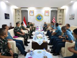 Pererat Silaturahmi, Komandan Kodaeral I Terima Courtesy Call Danpasmar I