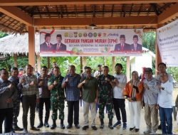 Lanal Bintan Turut Hadir Secara Vidcon Dalam Acara Gerakan Pangan Murah (GPM)