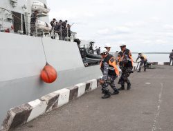 Kapal Perang Kebanggaan Indonesia KRI Bung Tomo-357 Sandar di Dumai Usai Tuntaskan Misi ASEAN Multilateral Naval Exercise (AMNEX) di Malaysia