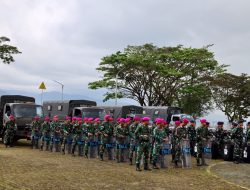 Tetap Jaga Situasi Kondusif di Ambon, Kodaeral IX Laksanakan Apel Gelar Pasukan