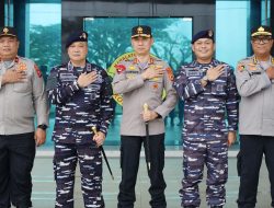 Dankodaeral IX Ambon Terima Courtesy Call Kapolda Maluku