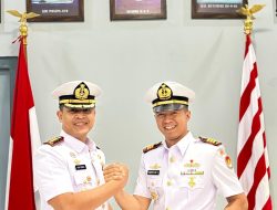 Dansatrol Kodaeral IX Pimpin Pengukuhan Komandan KRI Kerapu-812