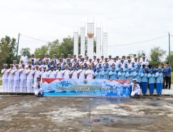 Sambut HUT Ke-80 TNI Angkatan Laut, Lanal Dumai Gelar Ziarah Rombongan di TMP Damai Sentosa Kota Dumai