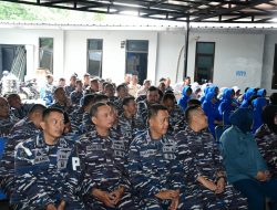 Komandan Lanal Bandung Laksanakan Exit Briefing Kepada Jajarannya