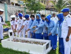Lanal Sibolga Gelar Ziarah di Taman Makam Pahlawan Untuk Peringati HUT Ke-80 TNI Angkatan Laut
