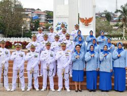 Peringati Hari Jadi Ke-80 TNI AL, Kodaeral IX Laksanakan Ziarah Tabur Bunga, Upacara Parade, dan Tasyakuran