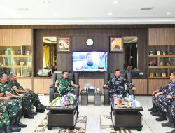 Perkuat Solidaritas Antar Matra, Komandan Kodaeral I Laksanakan Courtesy Call Ke Pangdam I/BB