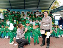 Polisi Sahabat Anak, Satlantas Polres Malang Kenalkan Edukasi Lalu Lintas Sejak Dini