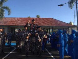 Tradisi Penyambutan Komandan Lanal Bengkulu