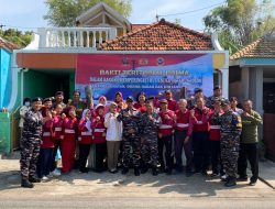 Antusias Warga Masyarakat Sekitar Lanal Batuporon Dalam Rangka Mengikuti Bakti Teritorial Prima Guna Menyambut HUT Ke-80 TNI Tahun 2025