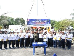 Rayakan HUT Ke-80 TNI AL, Lanal Sabang Gelar Olahraga Bersama Forkompimda