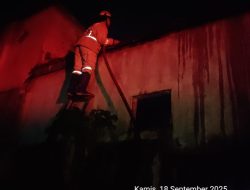 Kebakaran Rumah di Gondanglegi, Tim Damkar Malang Berhasil Jinakkan Api dalam Waktu Singkat