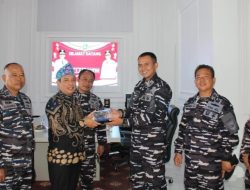 Pererat Silaturahmi, Danlanal Bengkulu Laksanakan Courtesy Call (CC) ke Walikota Bengkulu