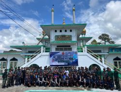 Lanal Dabo Singkep Gelar Bhakti Teritorial Prima, Perawatan Rumah Ibadah Dalam Rangka HUT Ke-80 TNI