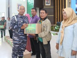 Perkokoh Kemanunggalan TNI dan Rakyat, Lanal Dumai Turut Sukseskan Bakti Sosial dan Bakti Kesehatan di Makodam XIX Tuanku Tambusai