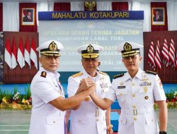 Dankodaeral IX Pimpin Upacara Sertijab Danlanal Tual, Pengukuhan Jabatan Kapok Sahli dan Kadisbek Kodaeral IX Ambon