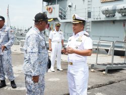 Kodaeral I Lepas Keberangkatan Kapal Perang Malaysia Usai Laksanakan Patkor Malindo