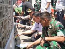 TNI-Polri dan Pemkot Jakut Bersih-bersih Terminal Tanjung Priok