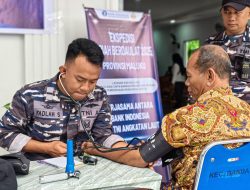 KRI Gulamah-869 Bawa Satgas EkspedisiI Rupiah Berdaulat Tiba di Banda Neira, Laksanakan Bakti Kesehatan dan Sosialisasi Cinta, Bangga, Paham Rupiah