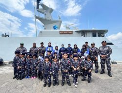 Antusiasme Siswa TK Hang Tuah 2 Tanjungpinang Kunjungi Lanal Bintan dan Kapal Perang