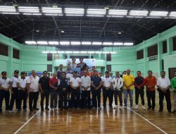 Semangat Sinergi dan Sportivitas Warnai Penutupan Turnamen Badminton HUT Ke-80 TNI Angkatan Laut di Kota Dumai