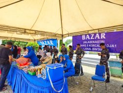 Pasar Murah Lanal Bintan Untuk Masyarakat Jelang HUT Ke-80 TNI Tahun 2025