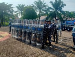 Asah Kemampuan Prajurit, Lanal Bengkulu Gelar Latihan Penanggulangan Huru Hara (PHH)