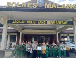 TK Al-Ma’arif Kunjungi Kantor Polisi, Beri Edukasi Lalulintas Sejak Dini