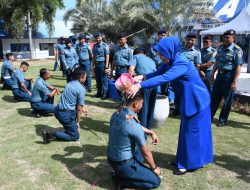 Lanal Sabang Gelar Upacara Kenaikan Pangkat Prajurit