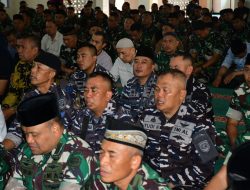 Komandan Beserta Prajurit Lanal Bandung Hadiri Doa Bersama Memperingati HUT Ke-80 Kemerdekaan RI Tahun 2025