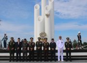 Sambut HUT Ke-80 TNI Tahun 2025, Danlanal Bengkulu Hadiri Ziarah Nasional di TMP Balai Buntar